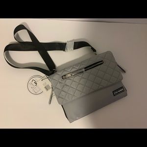 Steve Madden Grey quilted crossbody NWT